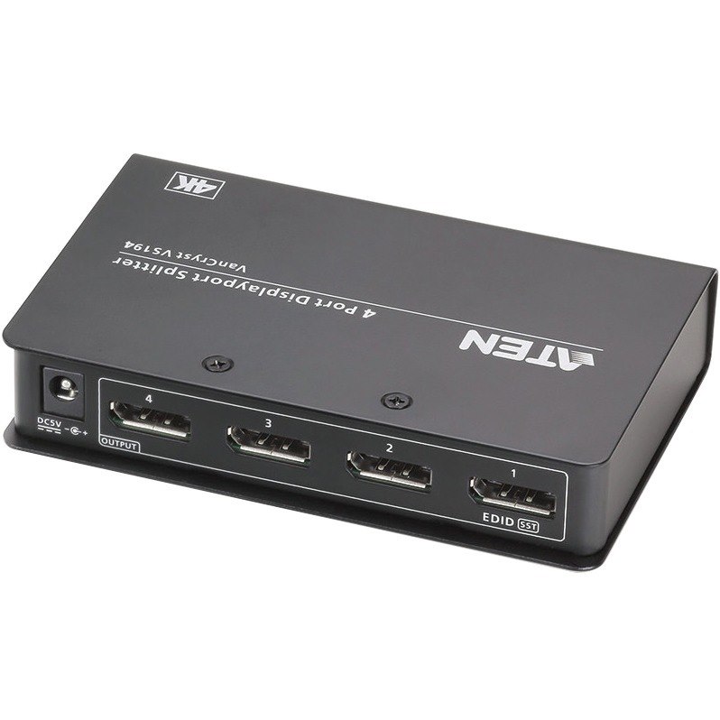 ATEN 4-Port 4K DisplayPort Splitter-TAA Compliant