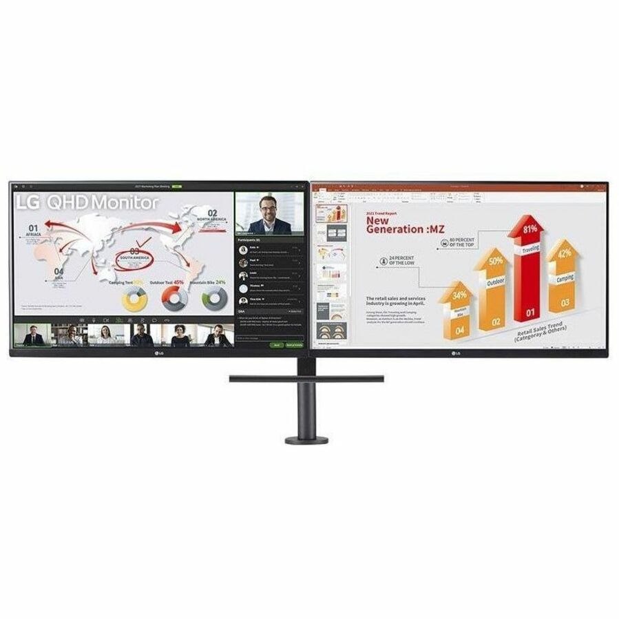 LG 27BP88QD-B2 27" Class WQHD LCD Monitor - 16:9