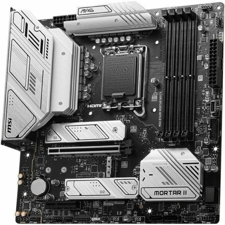 MSI MAG B760M MORTAR WIFI II Desktop Motherboard - Intel B760 Chipset - Socket LGA-1700 - Micro ATX