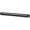 Eaton Tripp Lite Series 24-Port 1U Rack-Mount Cat6/Cat5 110 Patch Panel, 568B, RJ45 Ethernet, TAA