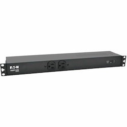Eaton Tripp Lite Series 2kW 100-127V Single-Phase Basic PDU with ISOBAR Surge Protection - 3840 Joules, 14 Outlets, L5-20P Input (5-20P Adapter), 6 ft. Cord, 1U