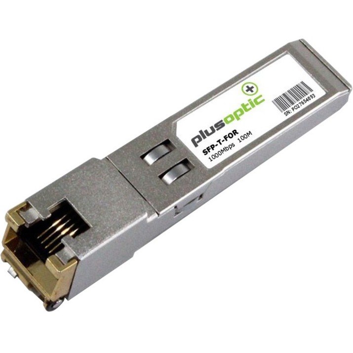 PlusOptic Fortinet Compatible 1000MBP Rj-Sfp-T-For