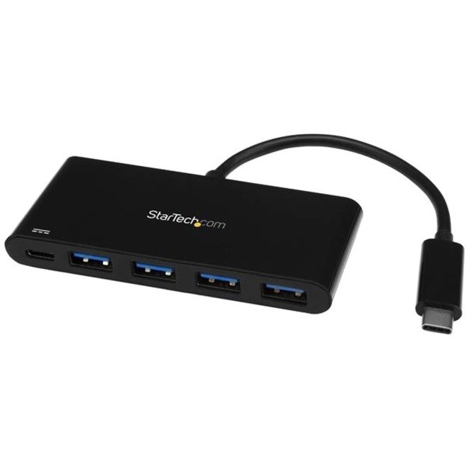 StarTech.com USB Hub - USB Type C - External - Black