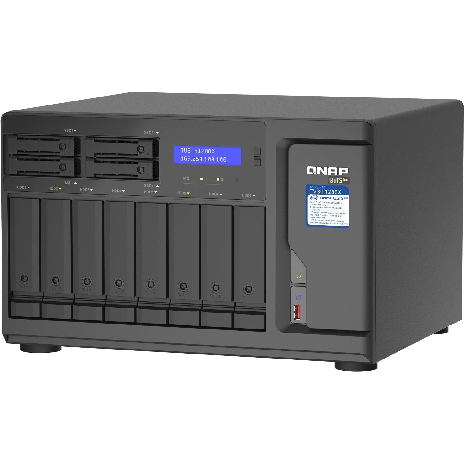 QNAP TVS-H1288X-W1250-16G SAN/NAS Storage System