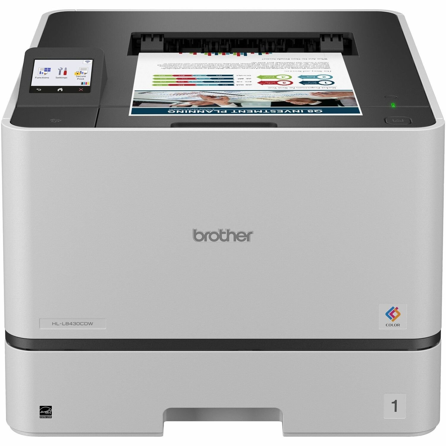 Brother HL-L8430CDW Business Color Laser Printer with Low-Cost Printing and Wireless Networking