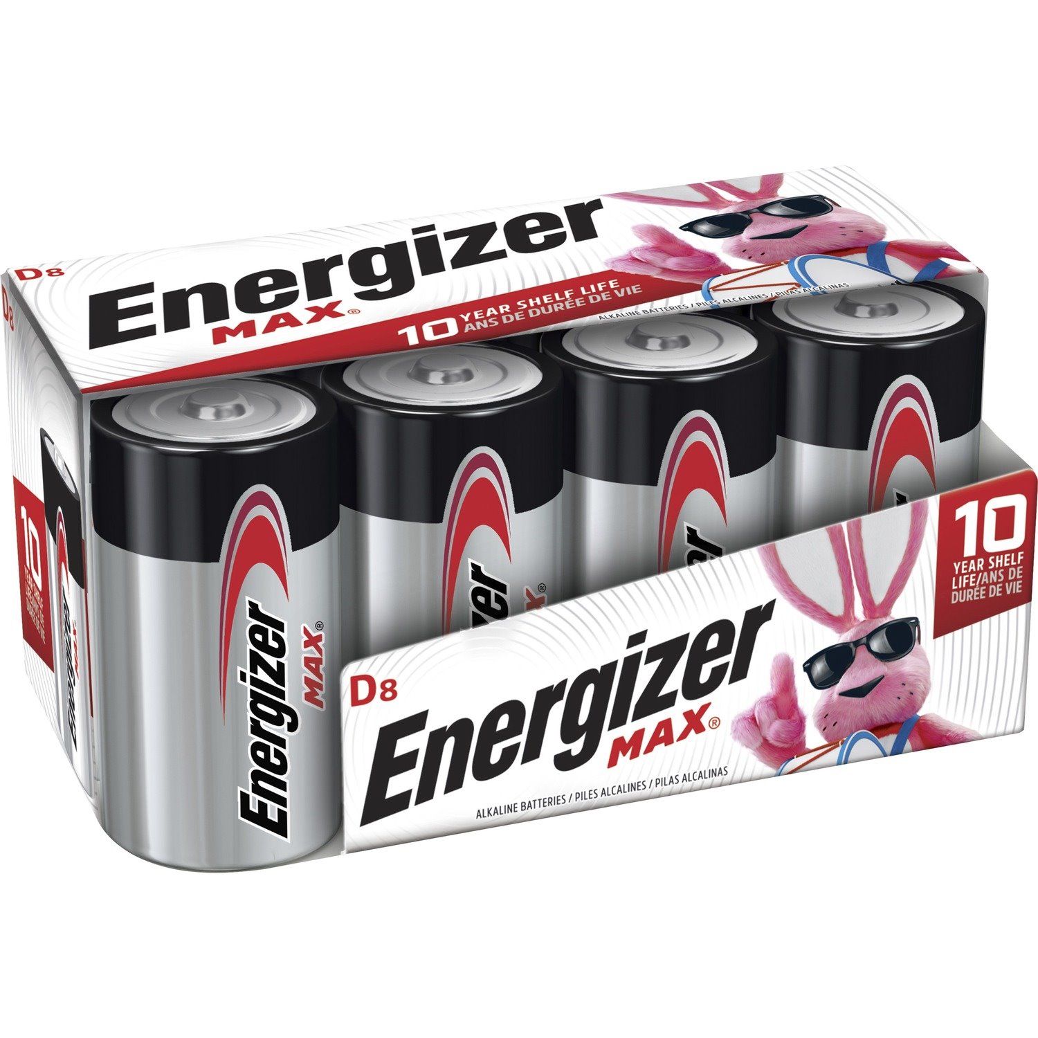 Energizer MAX Alkaline D Batteries, 8 Pack