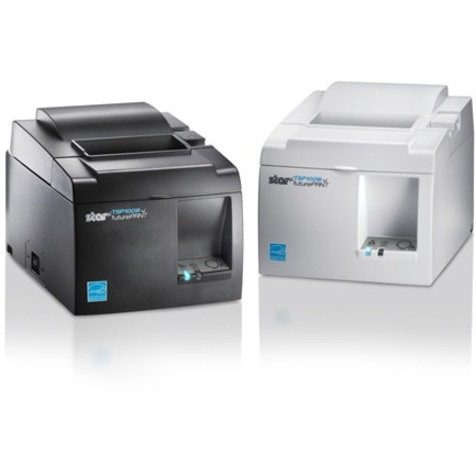 Star Micronics futurePRNT TSP143IIIU WHT E+U Desktop Direct Thermal Printer - Monochrome - Wall Mount - Receipt Print - USB