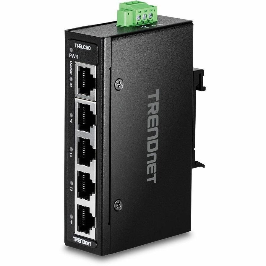 TRENDnet TI-ELC50 5 Ports Ethernet Switch - Fast Ethernet - 10/100Base-T