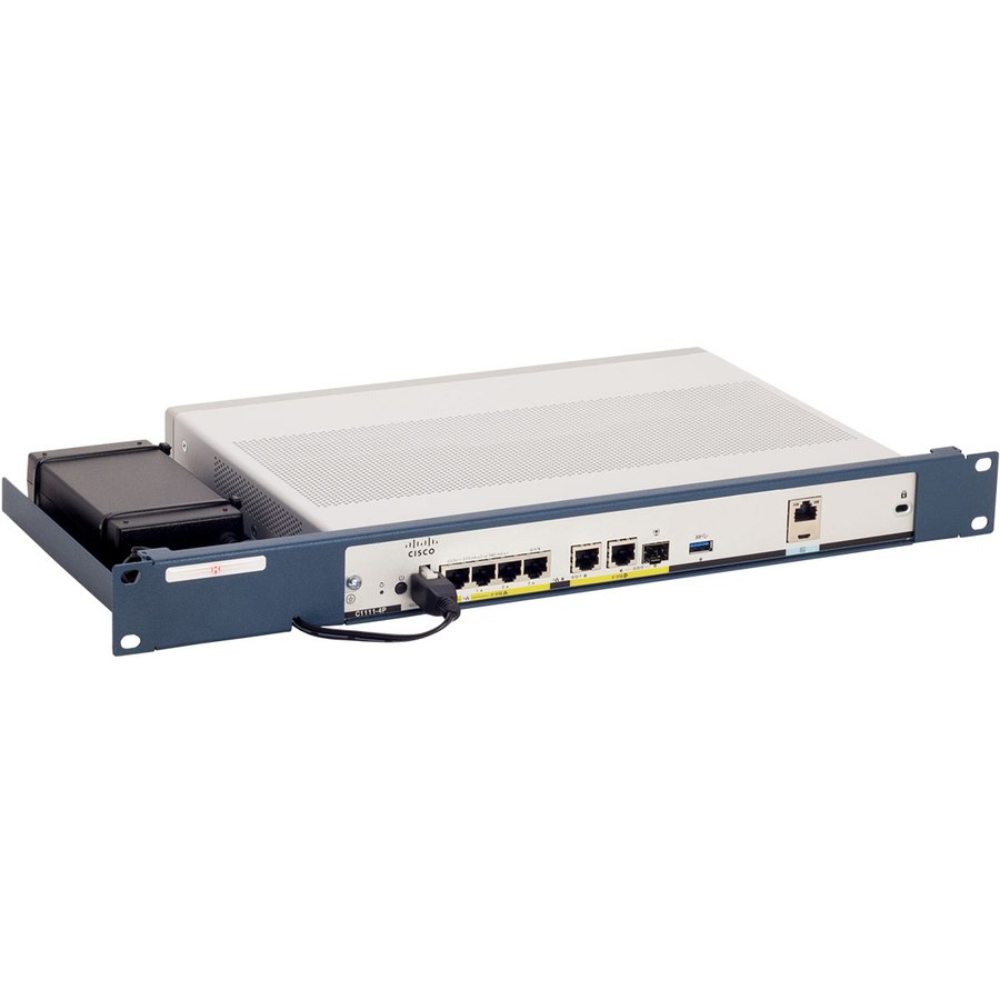 RACKMOUNT.IT Cisrack Rack Mount for Router, Power Supply - Metallic Blue