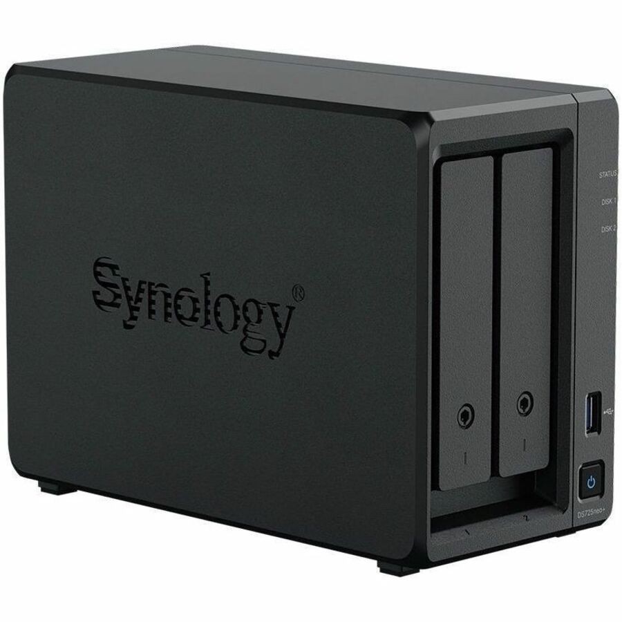 Synology DiskStation DS725neo+ 2-Bay Nas Server Ryzen R1600 DC 2.6 GHz - 4GB Ram (32GB Max) - 2X M.2 Slot - 1X 2.5 GbE - 1X GbE - 1X Usb 3.2 - 1X Usb-C (Expansion Port) - 3Y Warranty - Upgrade To DSM