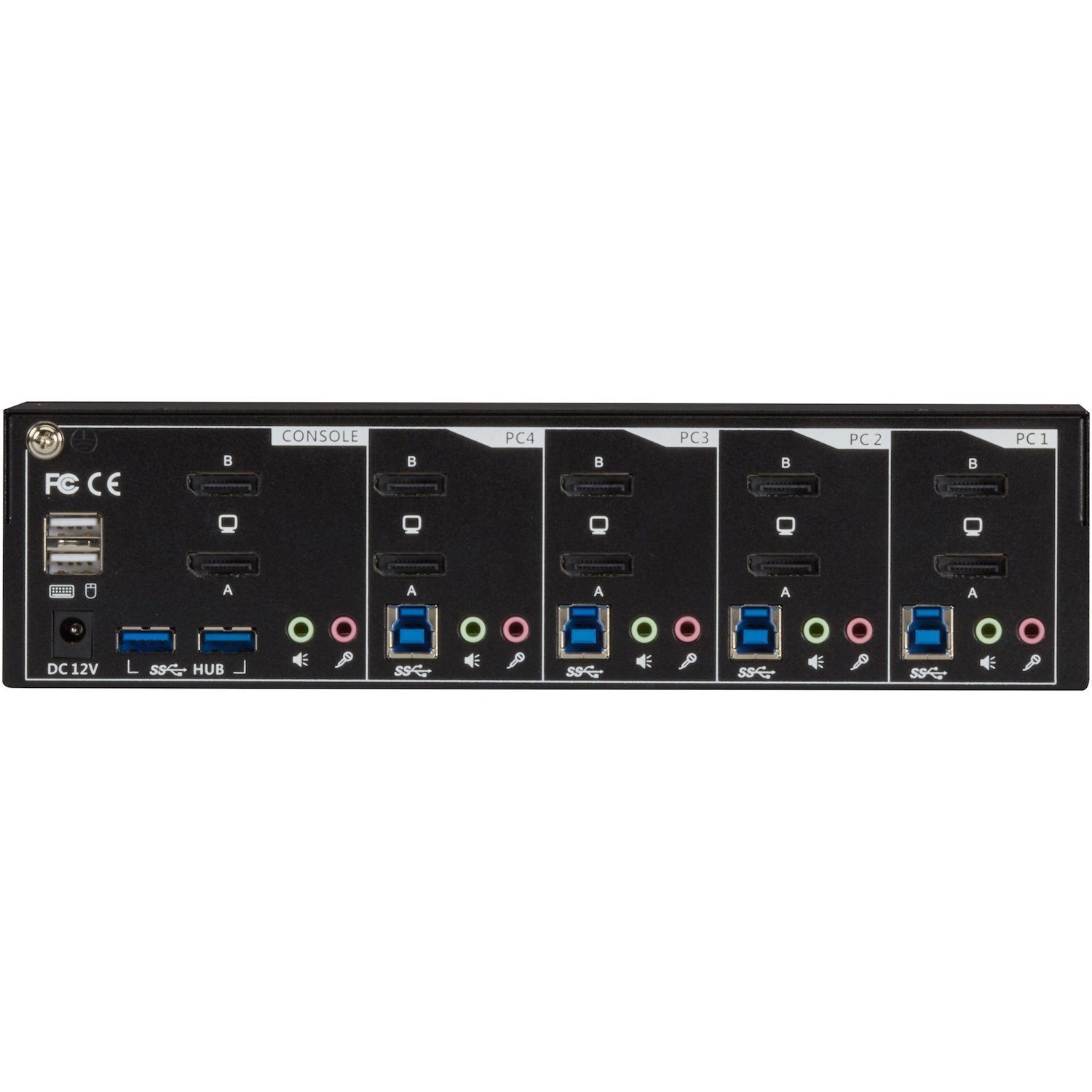 Black Box KV6224DP KVM Switchbox - TAA Compliant