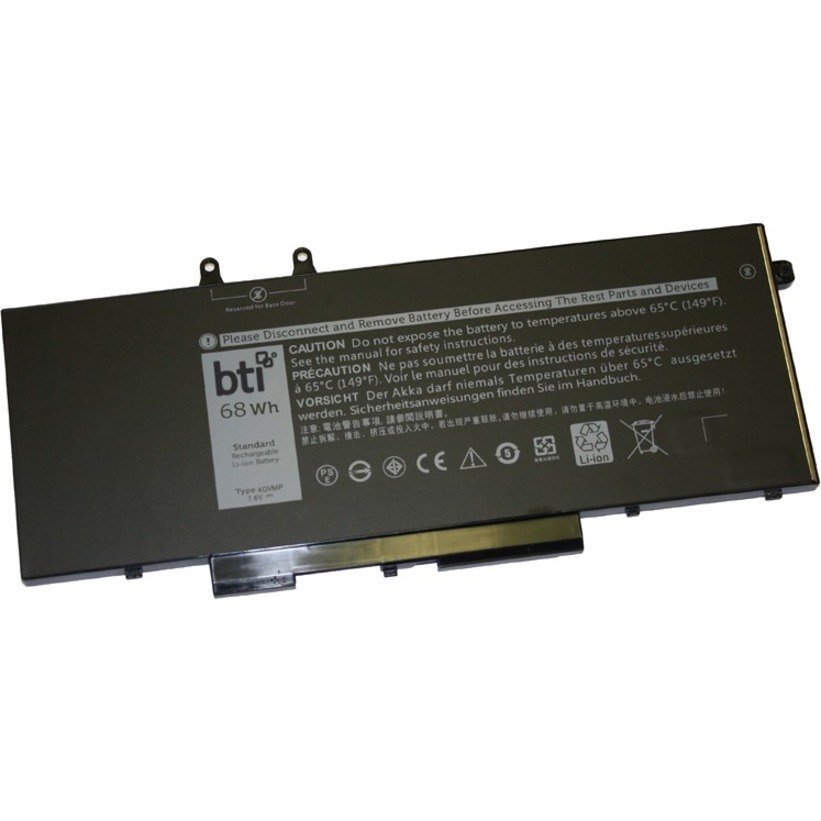 BTI 4GVMP-BTI 7.6V 68WHR LI-ION BATTERY 04GVMP, 451-BCMN, 492-BCBK, 4GVMP, 9JRYT, C5GV2, N35WM, RF7WM, X77XY