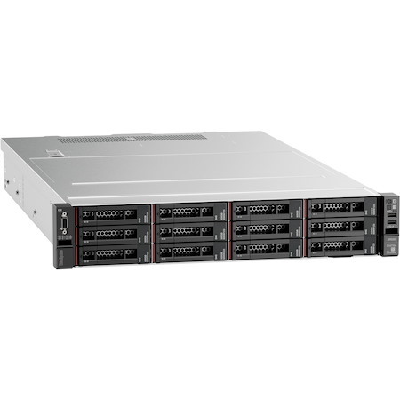Lenovo ThinkSystem SR550 7X04A07LAU 2U Rack Server - 1 Xeon Silver 4208 2.10 GHz - 16 GB RAM - Serial ATA/600, 12Gb/s SAS Controller
