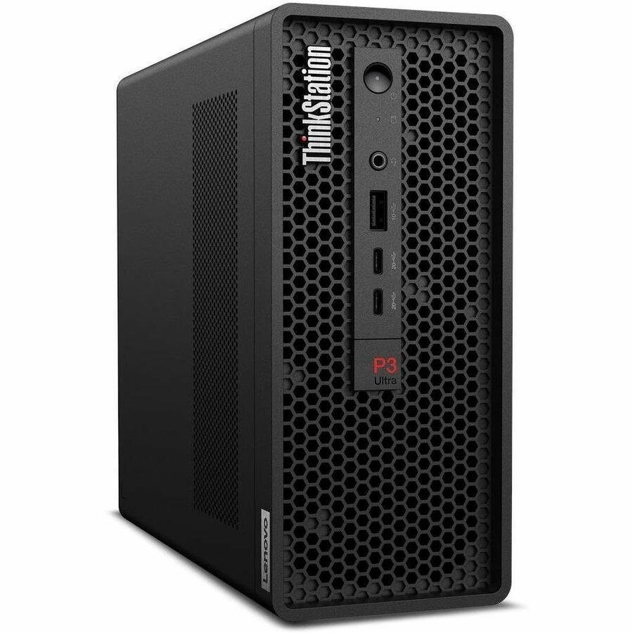 Lenovo ThinkStation P3 Ultra Gen 2 30J50030CA Workstation - 1 x Intel Core Ultra 7 2nd Gen 265 - vPro Technology - 32 GB - 1 TB SSD - Small Form Factor - Black
