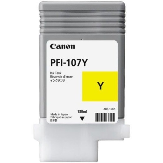 Canon PFI-110Y Origineel Inkjet Inktcartridge - Geel - 1 Verpakking