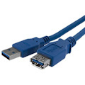 StarTech.com 1m Blue SuperSpeed USB 3.0 (5Gbps) Extension Cable A to A - M/F