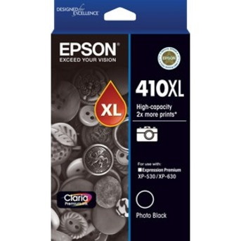 Epson Claria 410XL Original High Yield Inkjet Ink Cartridge - Photo Black Pack