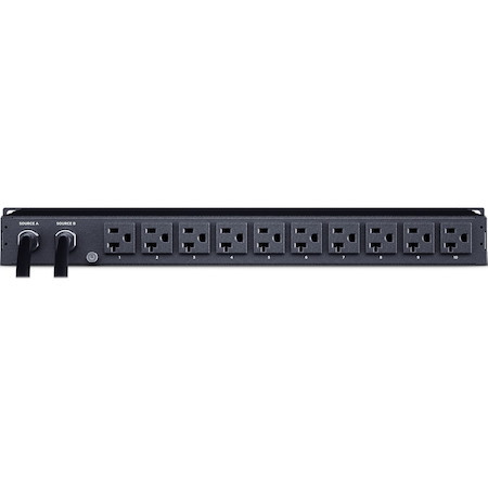 CyberPower PDU24002 Single Phase 100 - 120 VAC 20A Metered ATS PDU
