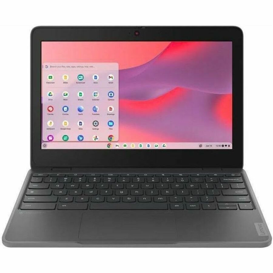 Lenovo 100e Chromebook Gen 4 82W0001FUS 11.6" Chromebook - HD - Octa-core (ARM Cortex A76 + Cortex A55) - 8 GB - 64 GB Flash Memory - English Keyboard - Graphite Gray