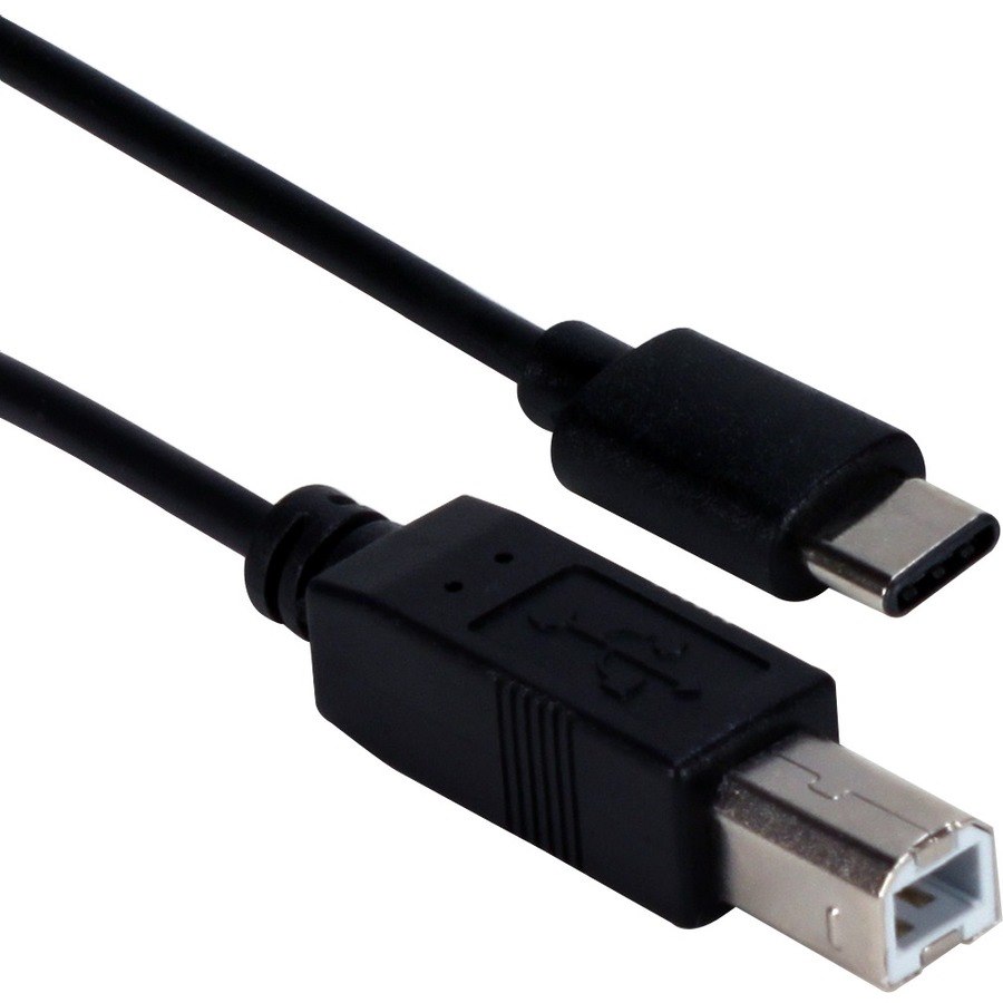 QVS 2-Meter USB-C to USB-B 3Amp Data Cable