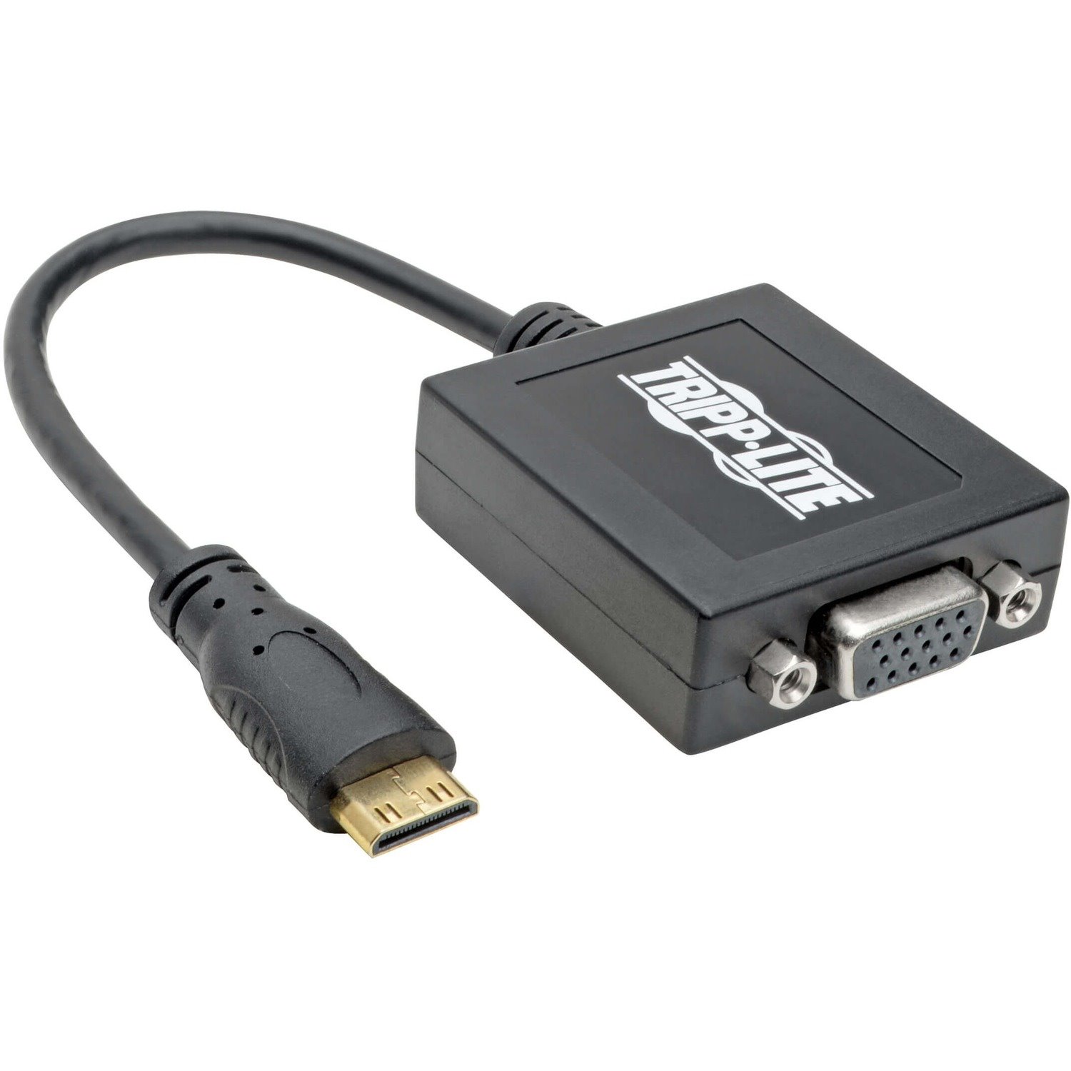 Eaton Tripp Lite Series Mini HDMI to VGA Adapter Video Converter, (M/F), 6-in. (15.24 cm), TAA