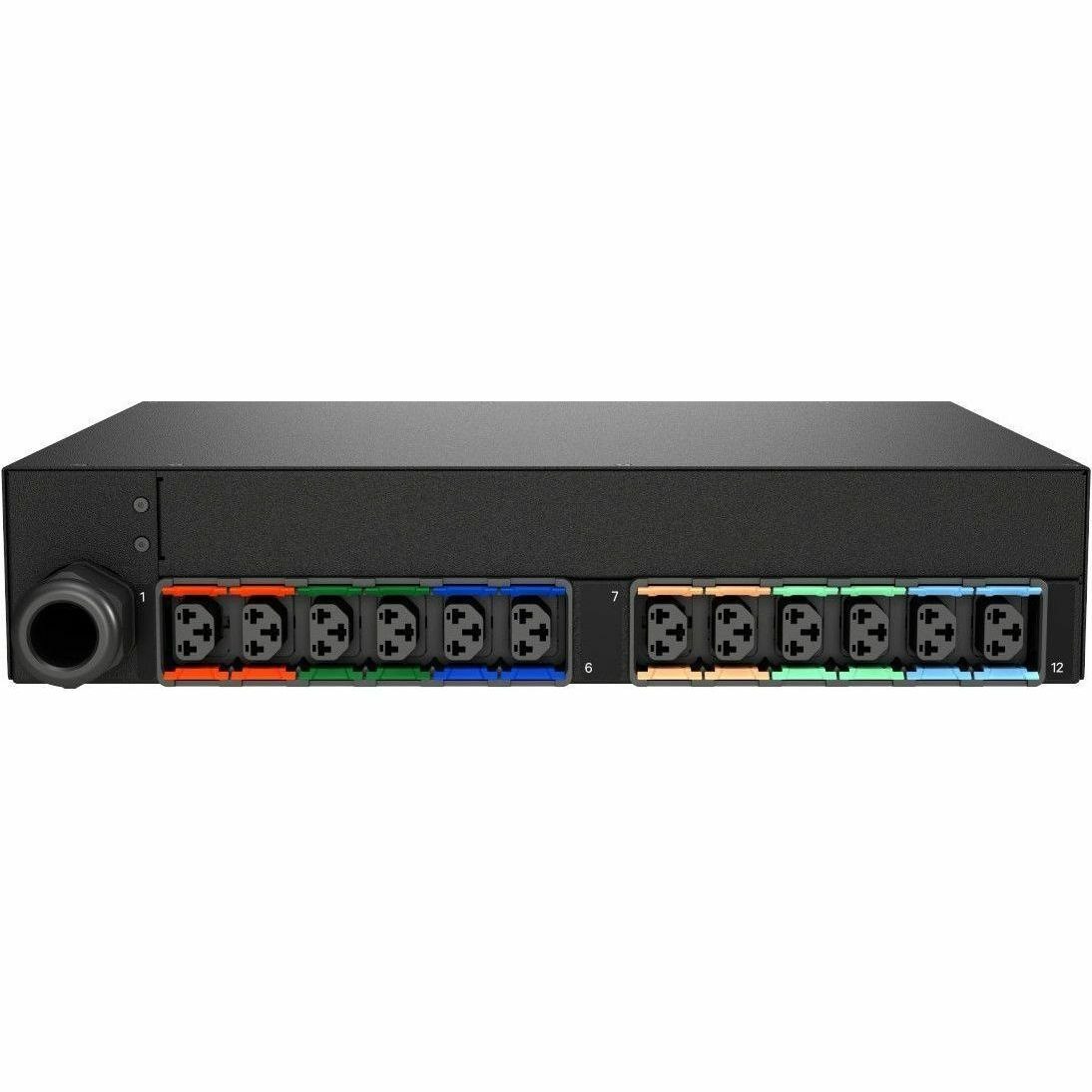 Vertiv Geist rPDU MNS5MDR6-12CF18-6PS15D0H10-S 12-Outlets PDU