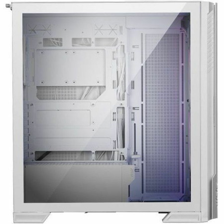 MSI MPG VELOX 300R AIRFLOW PZ Gaming Computer Case - EATX, ATX Motherboard Supported - Mid-tower - Tempered Glass - White