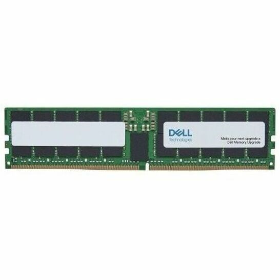 Dell Memory Upgrade Module for Rack Server, Workstation - 64 GB (1 x 64GB) - DDR5-4800/PC5-38400 DDR5 SDRAM Dual-rank Memory - 1.10 V - TAA Compliant