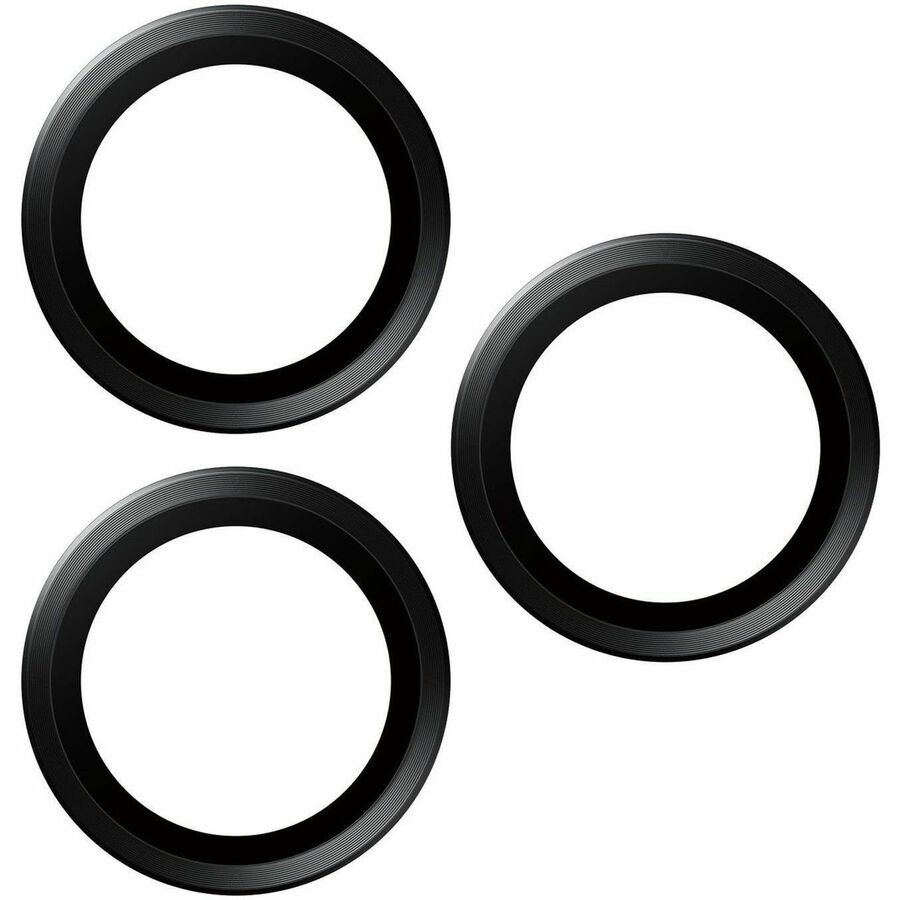 PanzerGlass Hoops Cameralensbeschermer - Zwart metal