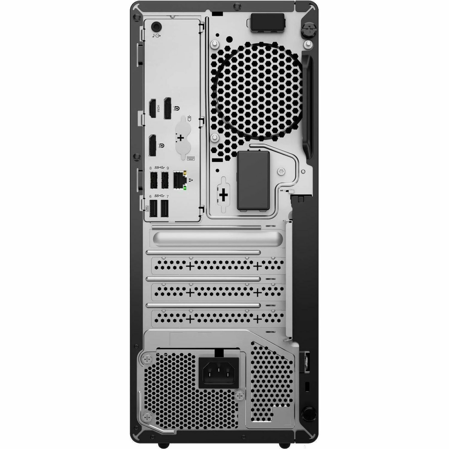 Lenovo ThinkCentre M70t Gen 6 12YH001MUS Desktop Computer - Intel Core Ultra 7 2nd Gen 265 - vPro Technology - 16 GB - 512 GB SSD - Tower - Black