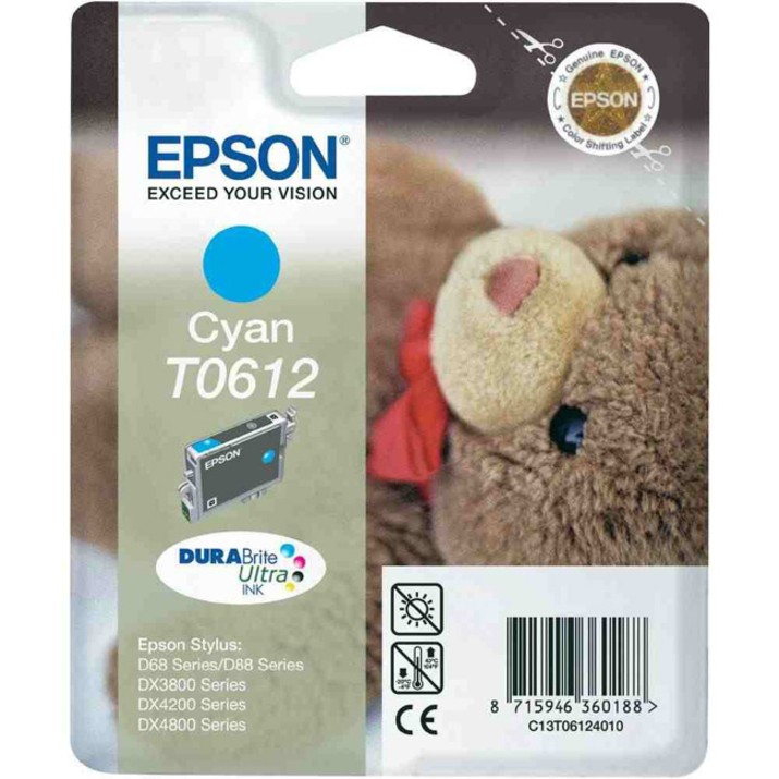 Epson DURABrite T0612 Origineel Inkjet Inktcartridge - Cyaan - 1 Pak