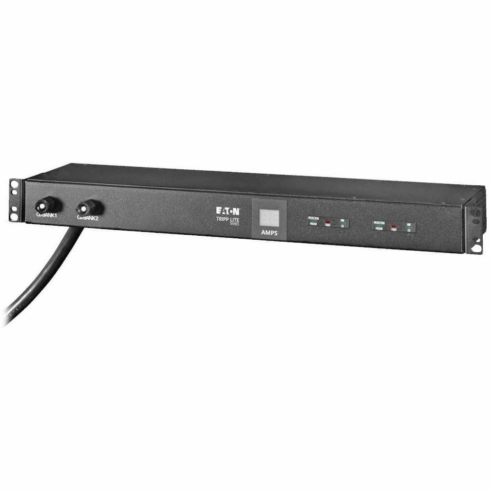 Eaton Tripp Lite Series 2.9kW Single-Phase Local Metered PDU with ISOBAR Surge Protection, 120V, 3840 Joules, 12 NEMA 5-15/20R Outlets, L5-30P Input, 15 ft. Cord, 1U Rack-Mount