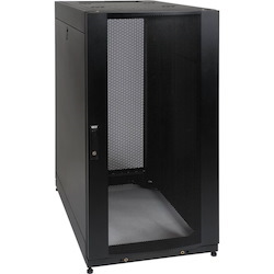 Eaton Tripp Lite Series 25U SmartRack Standard-Depth Half-Height Rack Enclosure, Doors, Side Panels, Shock Pallet