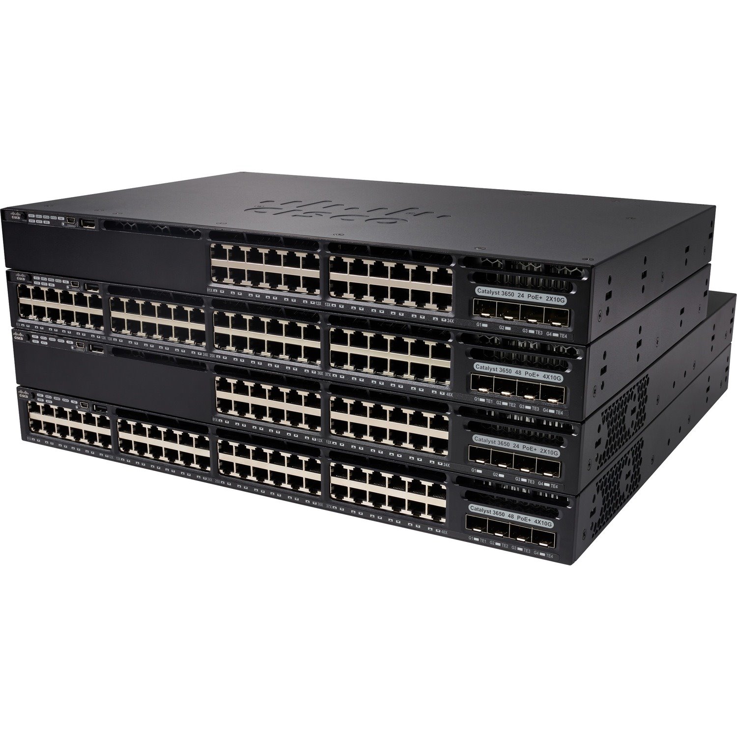 Cisco Catalyst 3650 3650-24P 24 Ports Manageable Layer 3 Switch - 10/100/1000Base-T - Refurbished