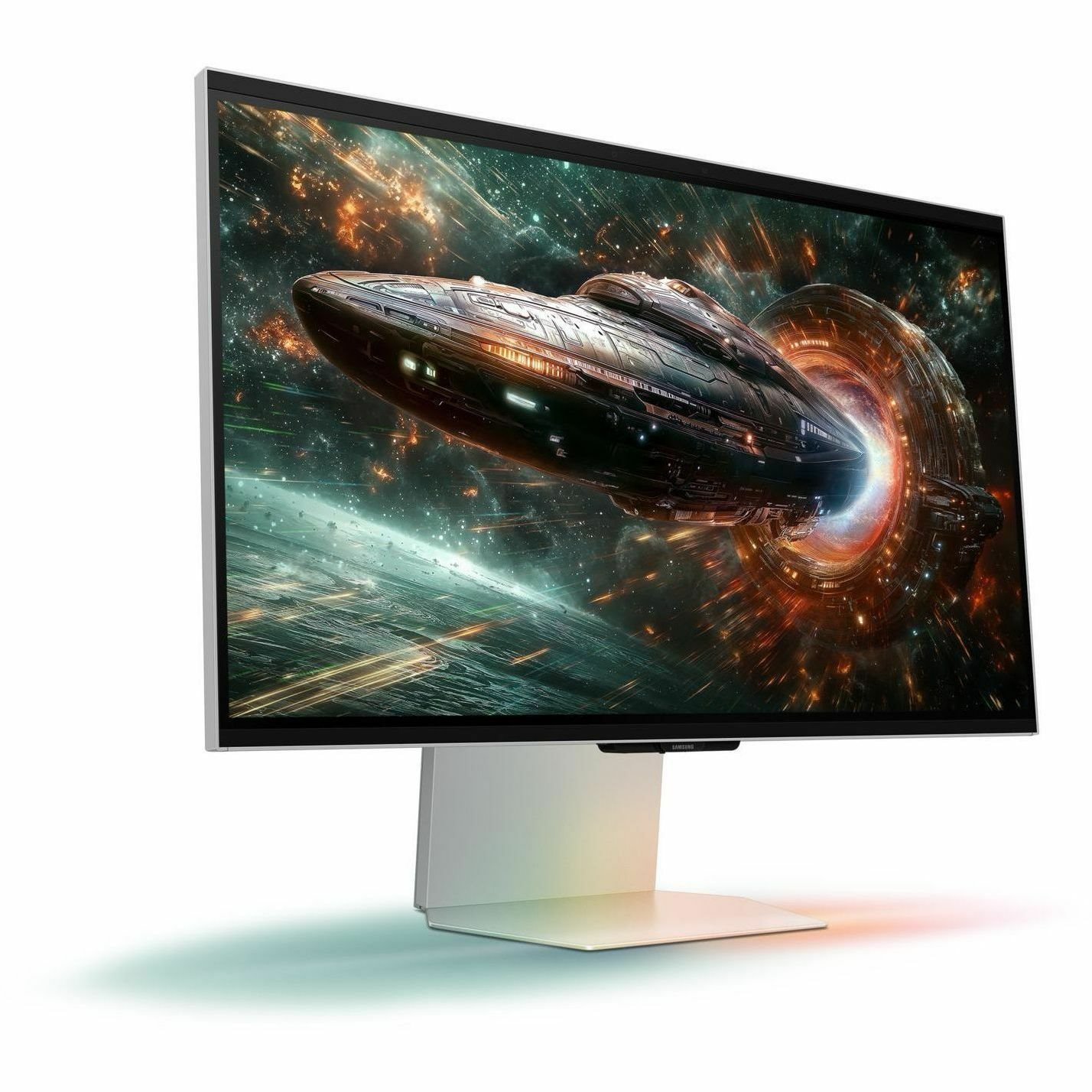 Samsung Odyssey 3D S27FG900XN 27" Class 4K UHD Gaming LCD Monitor - 16:9 - Mercury Silver