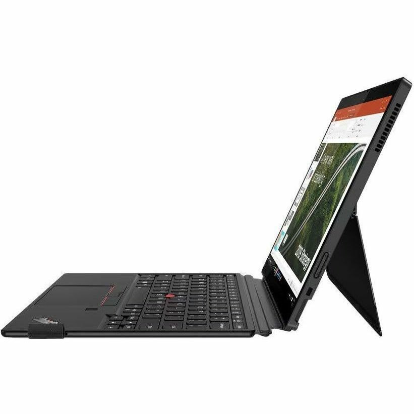 Lenovo ThinkPad X12 Detachable Gen 2 21LK000EAU 12.3" Touchscreen Detachable 2 in 1 Notebook - Full HD Plus - Intel Core Ultra 7 164U - vPro Technology - 16 GB - 512 GB SSD - English Keyboard - Black