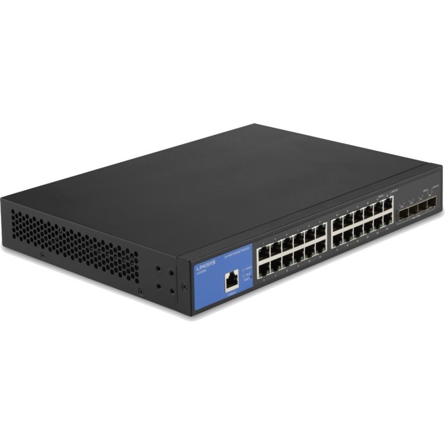 Linksys 24-Port Managed Gigabit Ethernet Switch with 4 10G SFP+ Uplinks