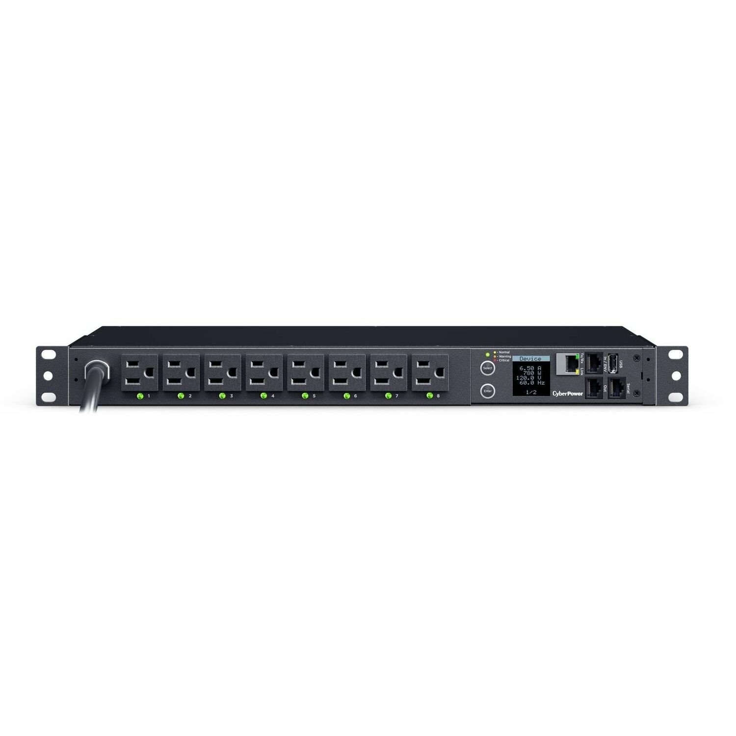 CyberPower PDU41021 Single Phase 100 - 120 VAC 15A Switched PDU