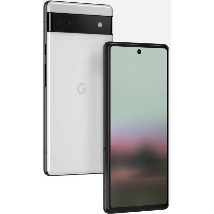 Google Pixel 6a 128 GB Smartphone - 6.1" OLED Full HD Plus 1080 x 2400 - Octa-core (Cortex X1Dual-core (2 Core) 2.80 GHz + Cortex A76 Dual-core (2 Core) 2.25 GHz + Cortex A55 Quad-core (4 Core) 1.80 GHz - 6 GB RAM - Android 12 - 5G - Chalk