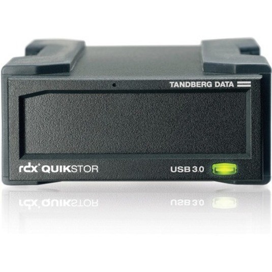 Tandberg RDX External Drive, Black, Usb3+ Interface (No Software Included)