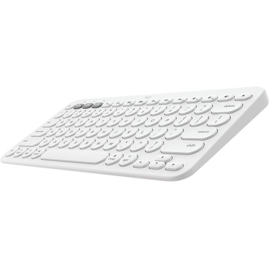 Logitech K380 Keyboard - Wireless Connectivity - Off White