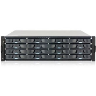 Infortrend EonNAS 3016S1 (Gen2) 16 x Total Bays SAN/NAS Storage System - Intel Core i3 Dual-core (2 Core) - 8 GB RAM - DDR3 SDRAM - 3U Rack-mountable