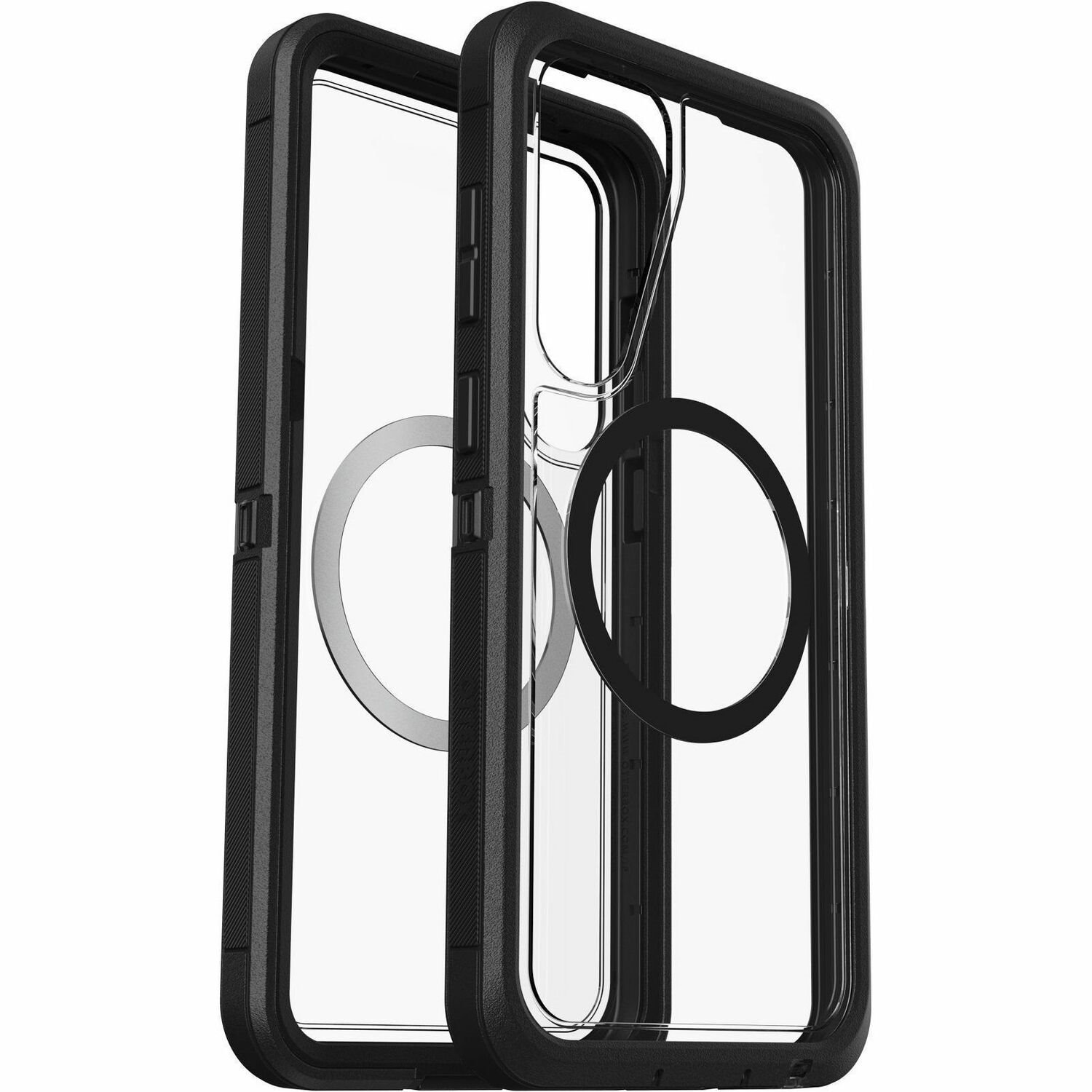 OtterBox Defender Series XT Rugged Case for Samsung Galaxy S25+ Smartphone - Dark Side (Clear/Black)