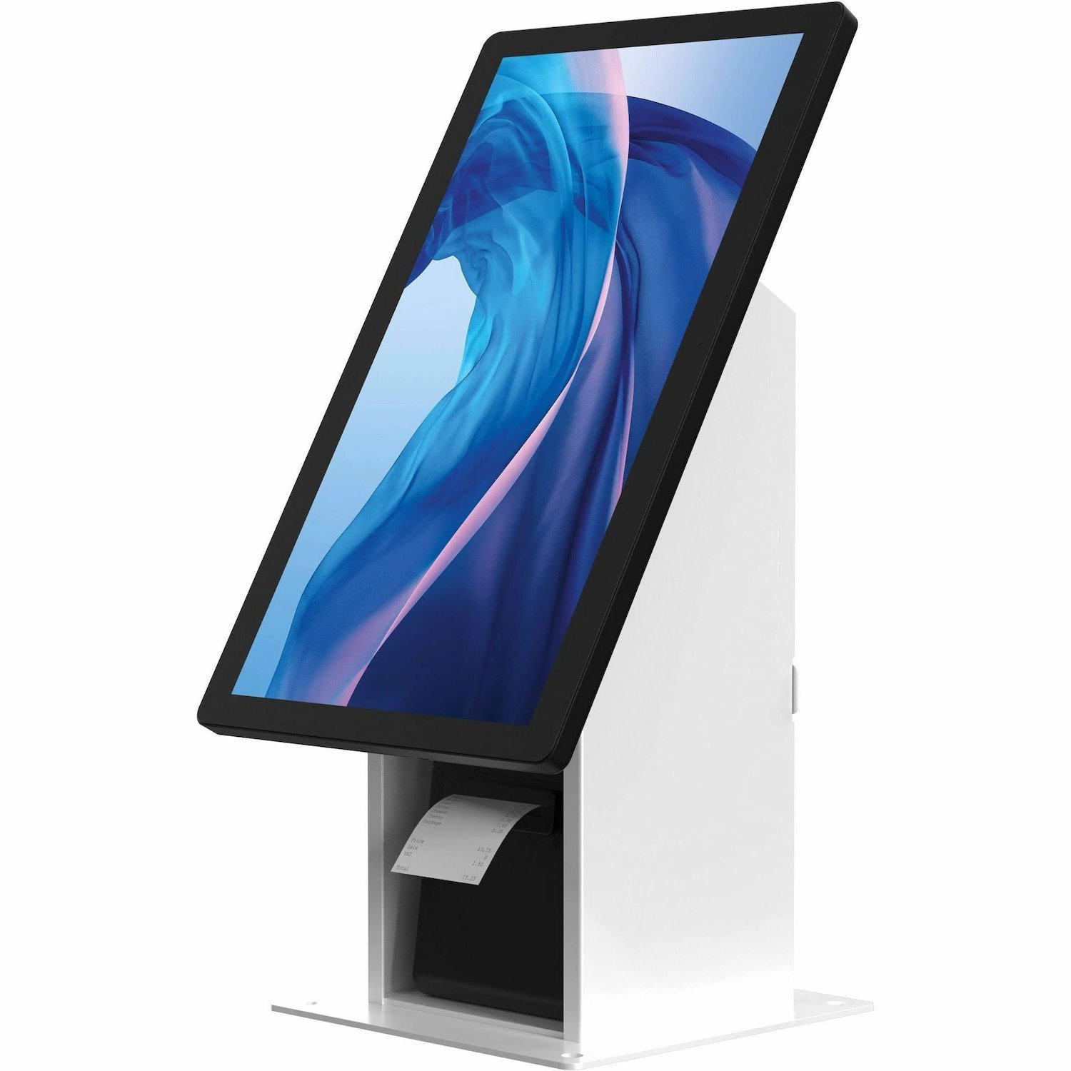 CTA Digital Self Service Kiosk with Printer Compartment and Storage (Black)