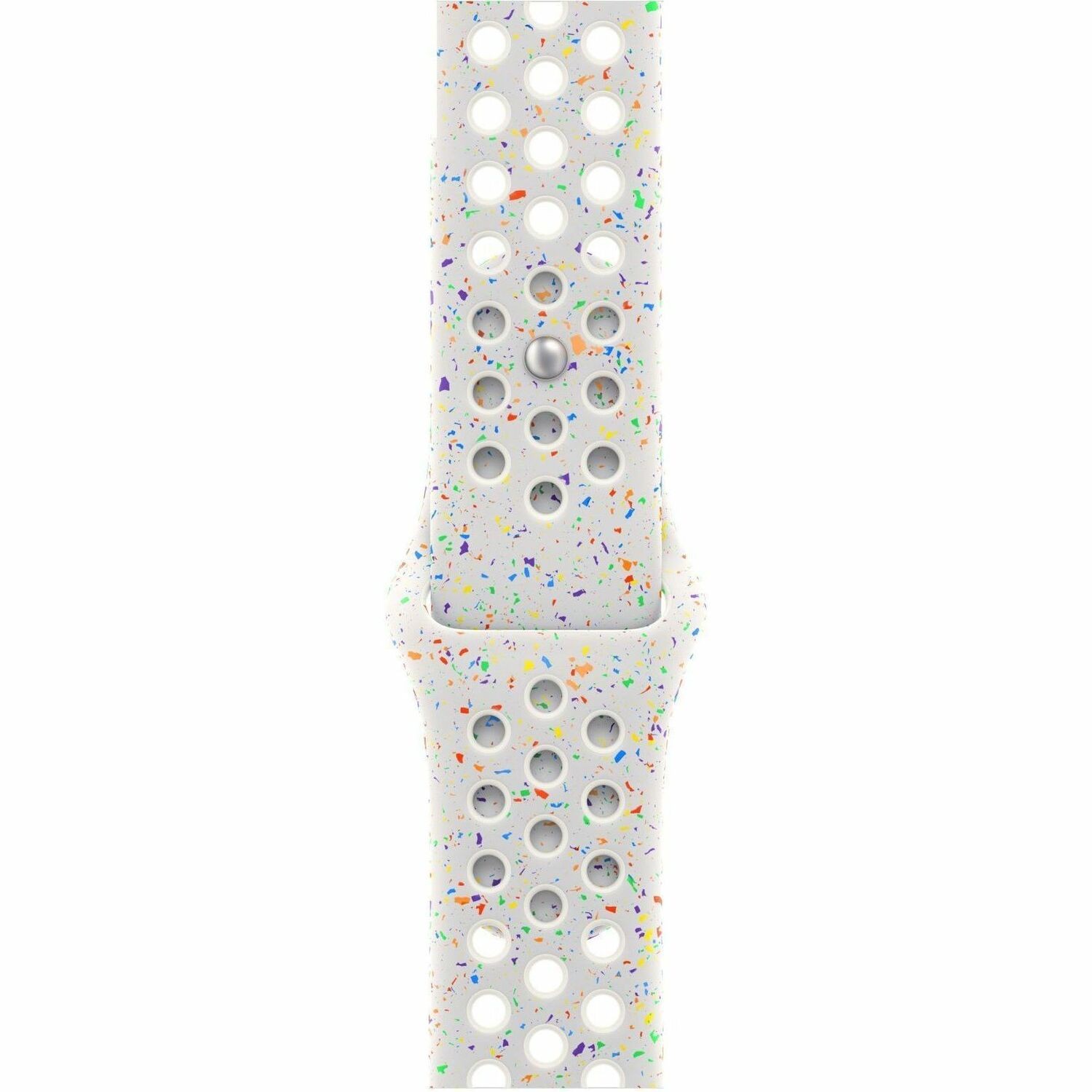 Apple 45mm Pure Platinum Nike Sport Band - S/M