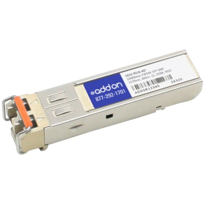 AddOn Optelian&reg; 1012-9316 Compatible TAA 2.7GBase-CWDM SFP Transceiver (SMF, 1570nm, 80km, LC, DOM, -40 to 85C)