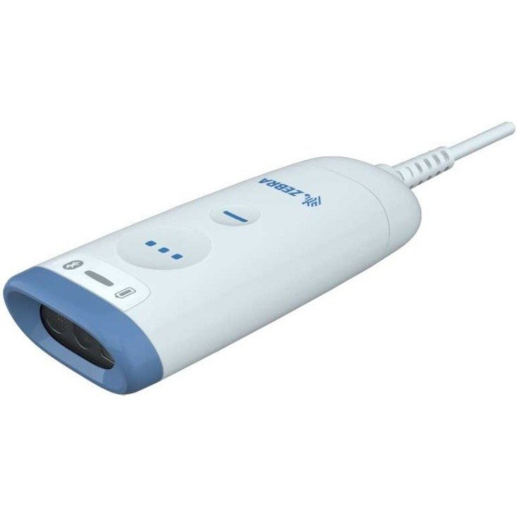 Zebra CS60-HC Inventory Handheld Barcode Scanner - Wireless Connectivity - White - USB Cable Included