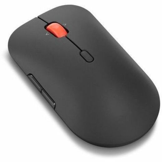Lenovo Pro Plus 6050 Full-size Mouse - Bluetooth/Radio Frequency - USB Type A - Optical - 10 Button(s) - Eclipse Black - 1