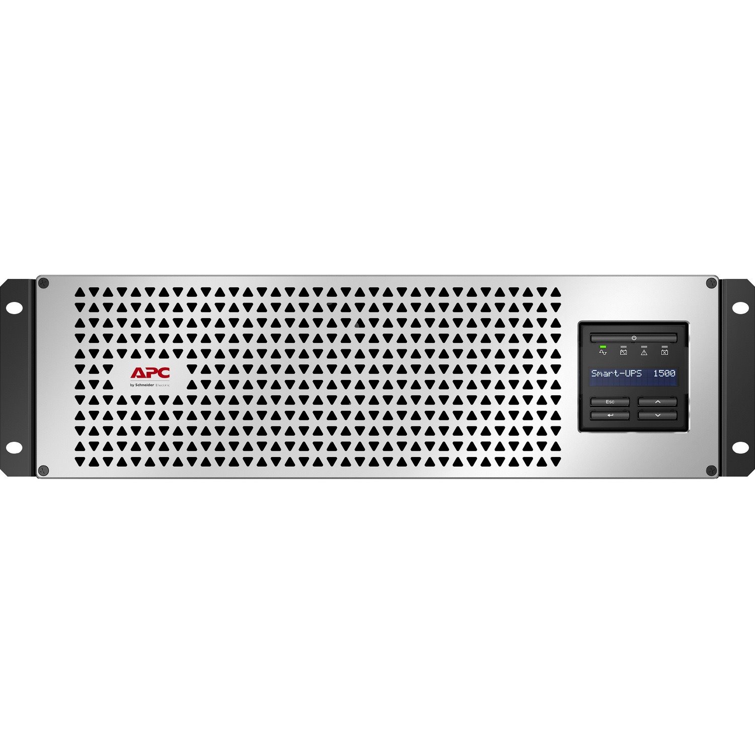 APC Smart-UPS, Line Interactive, 1500VA, Lithium-ion, Rackmount 3U, 120V, 6x NEMA 5-15R outlets, SmartConnect Port+SmartSlot, Short Depth, AVR, LCD