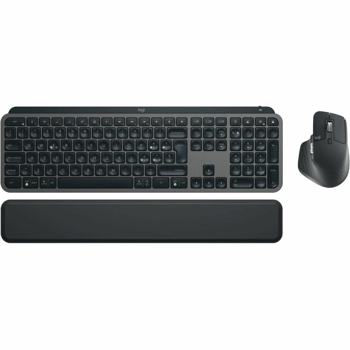 Logitech MX Keys S Combo Keyboard & Mouse - QWERTY - Spanish